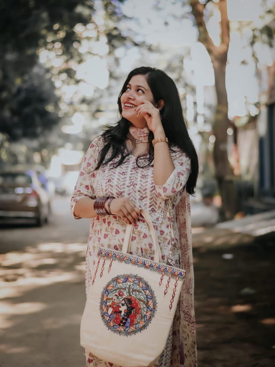 Connect with us for Mithila art related art work like saree kurtas tshirt etc.