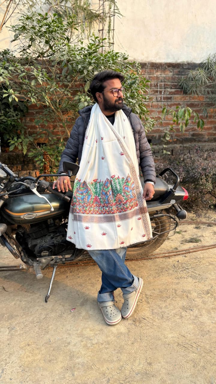 Connect with us for Mithila art related art work like saree kurtas tshirt etc.