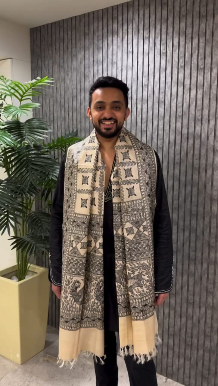 Connect with us for Mithila art related art work like saree kurtas tshirt etc.